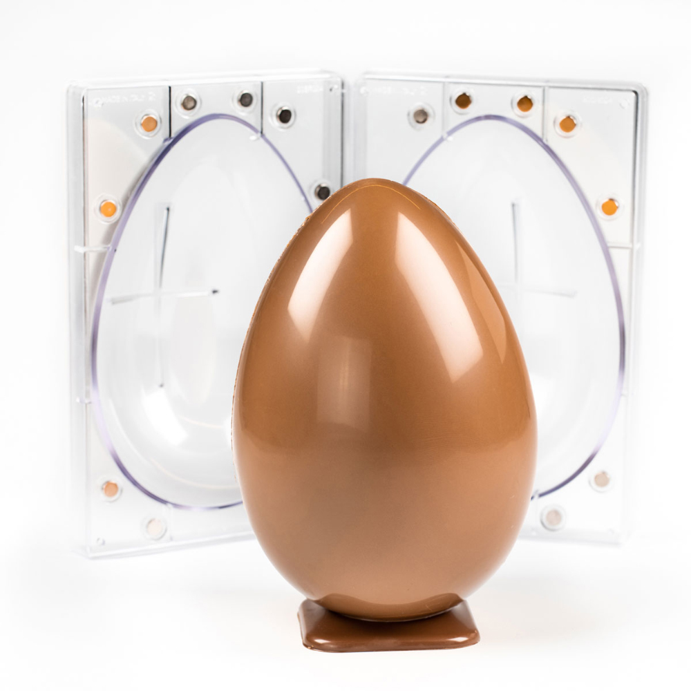 Martellato Polycarbonate 3D Magnetic Chocolate Mold, Egg image 1