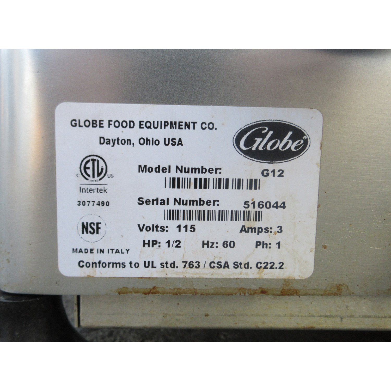 Globe G12 Meat Slicer, Used Great Condition image 2