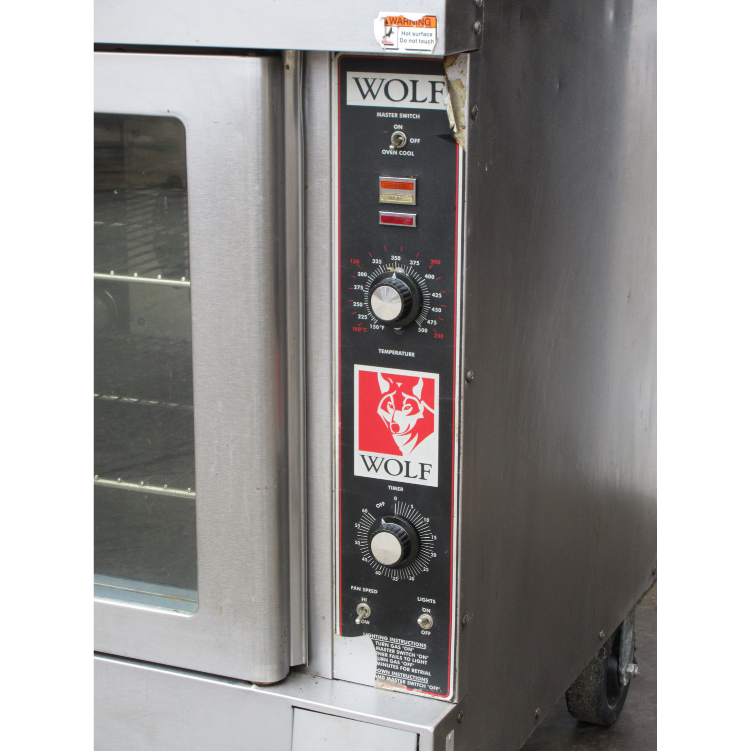 Wolf WKGD-10 Gas Convection Oven, Used Great Condition image 2