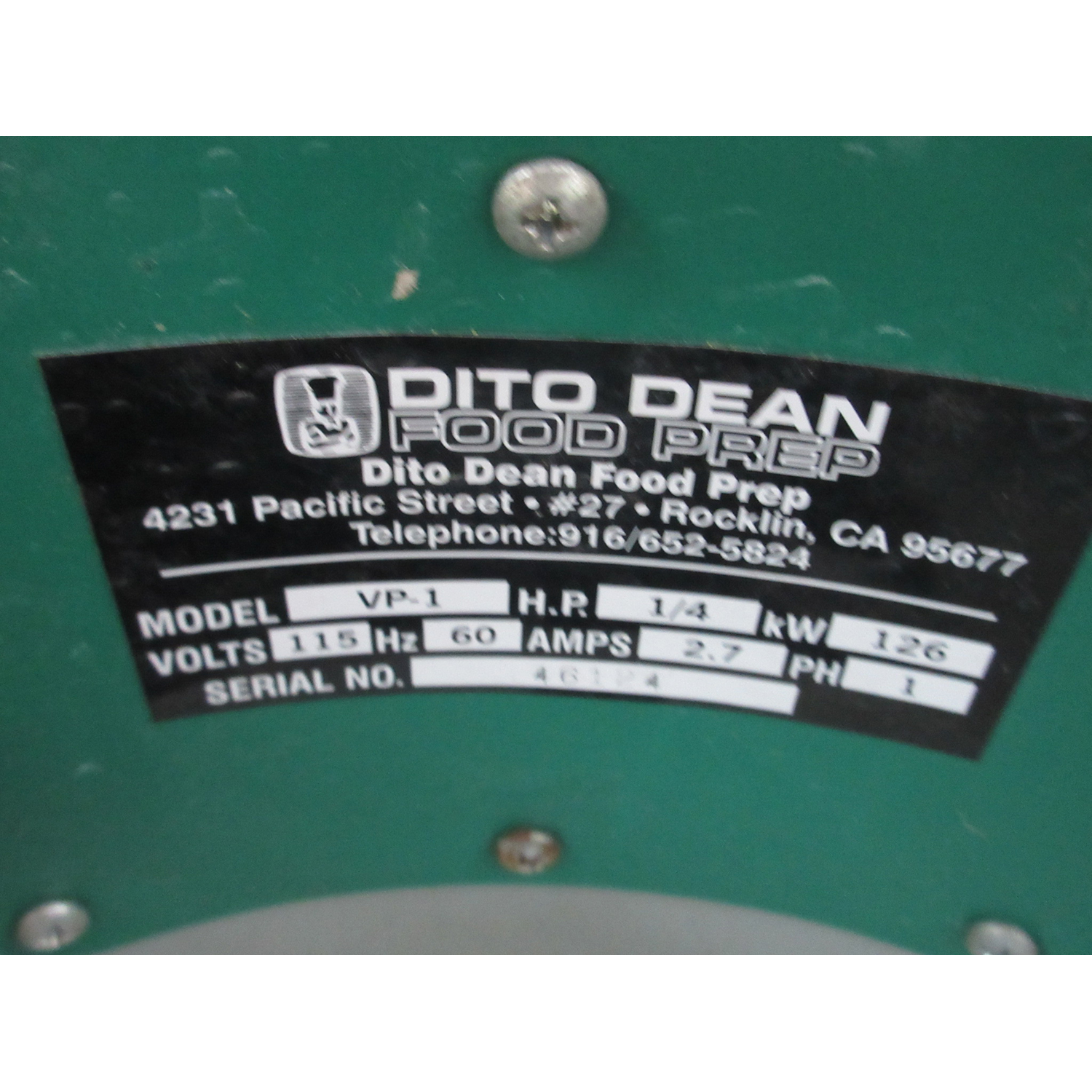 Dito-Dean VP1 Salad Spinner, Used Excellent Condition image 4