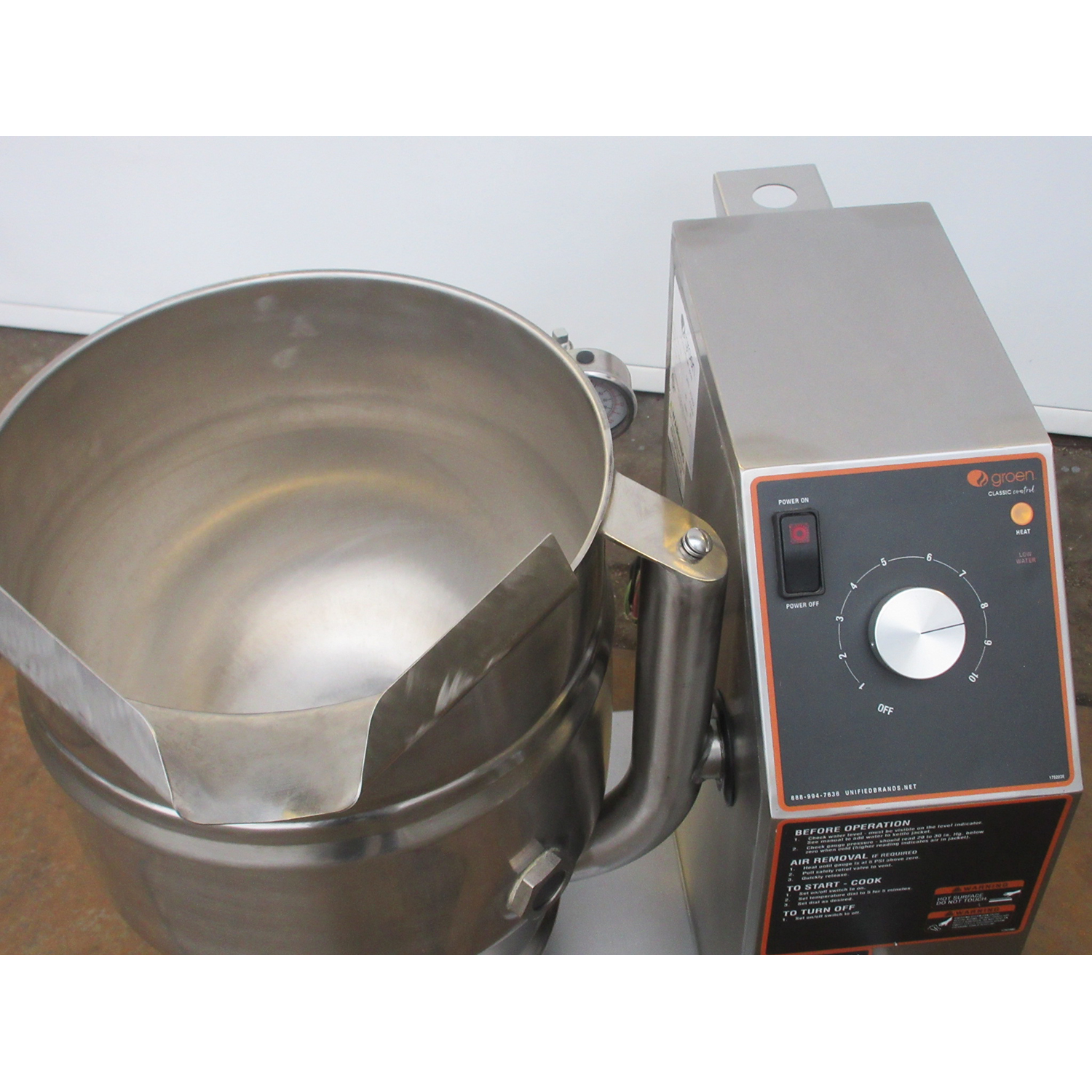 Groen TDBC-20 Kettle 20 Qt Electric, New, Never Used image 1