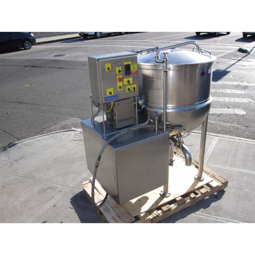Cleveland Cook Chill Horizontal Agitator Mixer Kettle 100 Galon , Fulton Classic ICS -10 Vertical Tubeless Boiler - Used Condition image 5