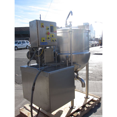 Cleveland Cook Chill Horizontal Agitator Mixer Kettle 100 Galon , Fulton Classic ICS -10 Vertical Tubeless Boiler - Used Condition image 18