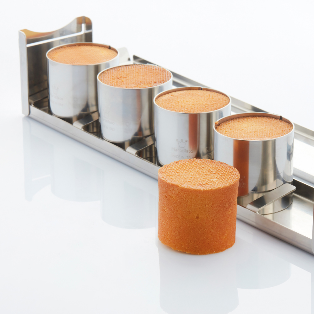 Martellato Mini Cylinder Travel Cake Mold, 5 Cavities image 1
