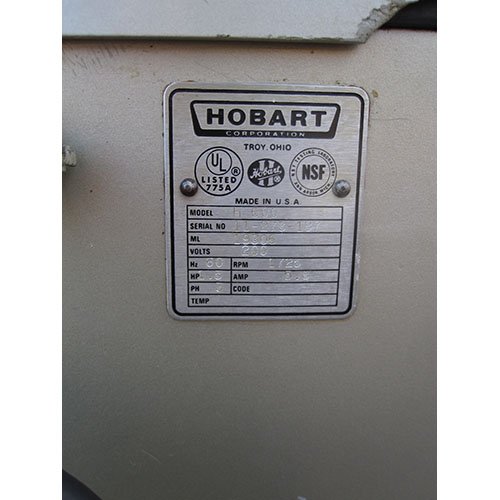 Hobart 60 Qt Mixer Model # H-600, Used Great Condition image 3