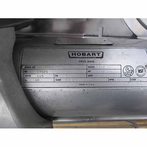 Hobart Automatic Meat slicer model 1712 Used Great Condition image 3