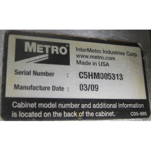 Metro Mobile Heated Holding Cabinet Model C539-HDS-U image 7