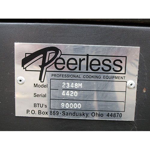Peerless 8-Pan Natural-Gas Deck Oven 2348M, Used image 9