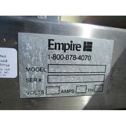 Empire Dough Divider EMP1 with Bagel Former EMP2A, Excellent Condition image 17