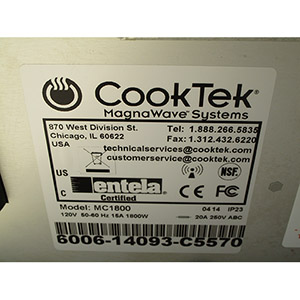 CookTek MC1800 Induction Cooktop, Excellent Condition image 3