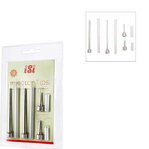 ISI Stainless Steel Injector Tips, Set of 4 image 1