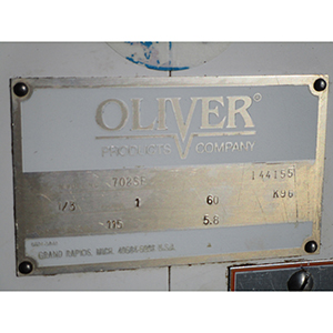 Oliver Bagel Slicer Model 702SE Used Great Condition image 3