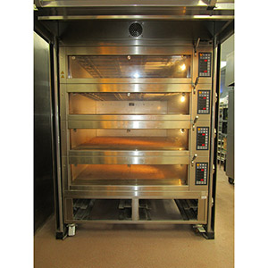Miwe 4 Deck Electric Oven with Loader CO 4.1212, Used Excellent Condition image 1