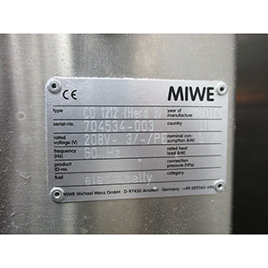 Miwe 4 Deck Electric Oven with Loader CO 4.1212, Used Excellent Condition image 29