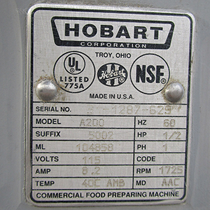 Hobart 20 Quart Mixer A200, Great Condition image 4