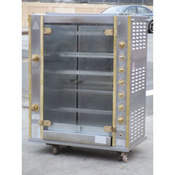 Rotisol 5 Spits Gas Rotisserie Model 950/5, Good Condition image 2