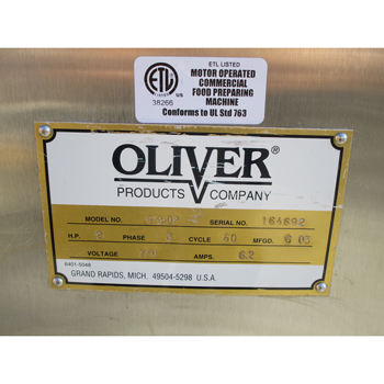 Oliver 619-DP Dough Press, Used Excellent Condition image 5