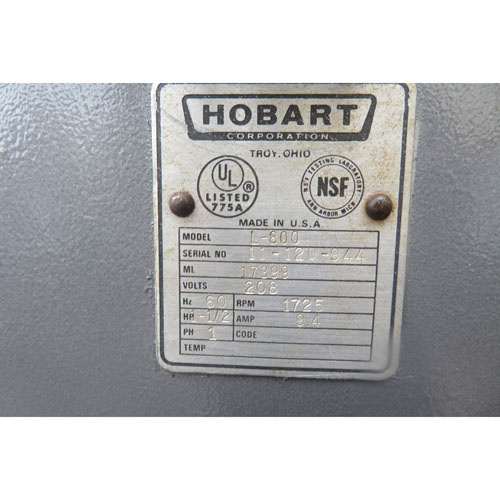 Hobart 80 Quart L800 Mixer, Used Great Condition image 3