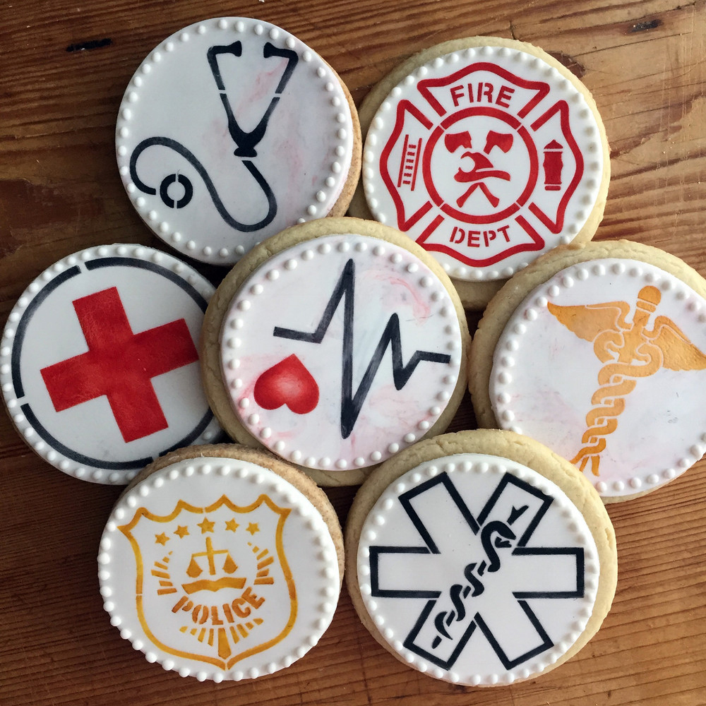 Designer Stencils Medical Symbols Cookie Stencils, 4-Piece Set image 4