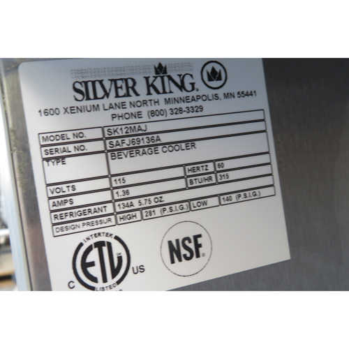 Silver King SK12MAJ Milk Dispenser 2 Compartment, Used Great Condition image 2