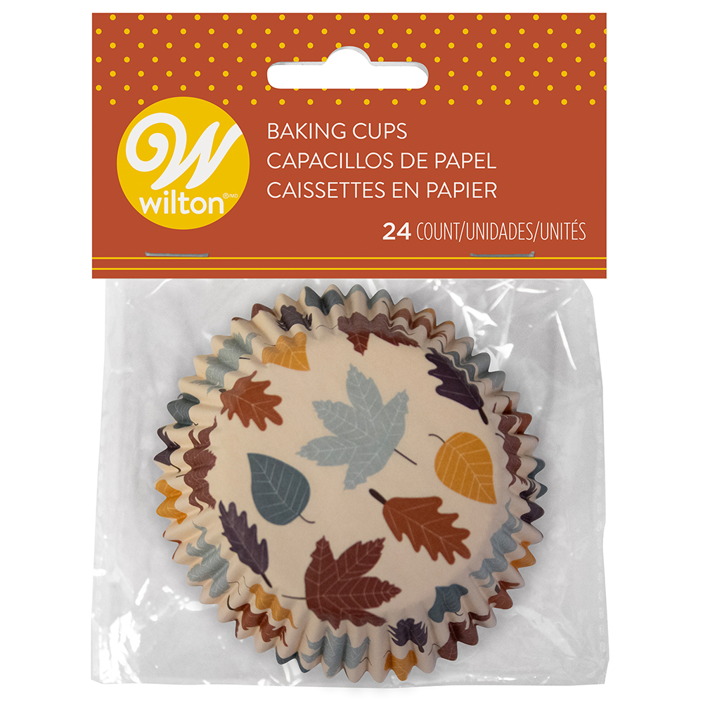 Wilton Autumn Leaves Standard Cupcake Liners, Pack of 24 image 3