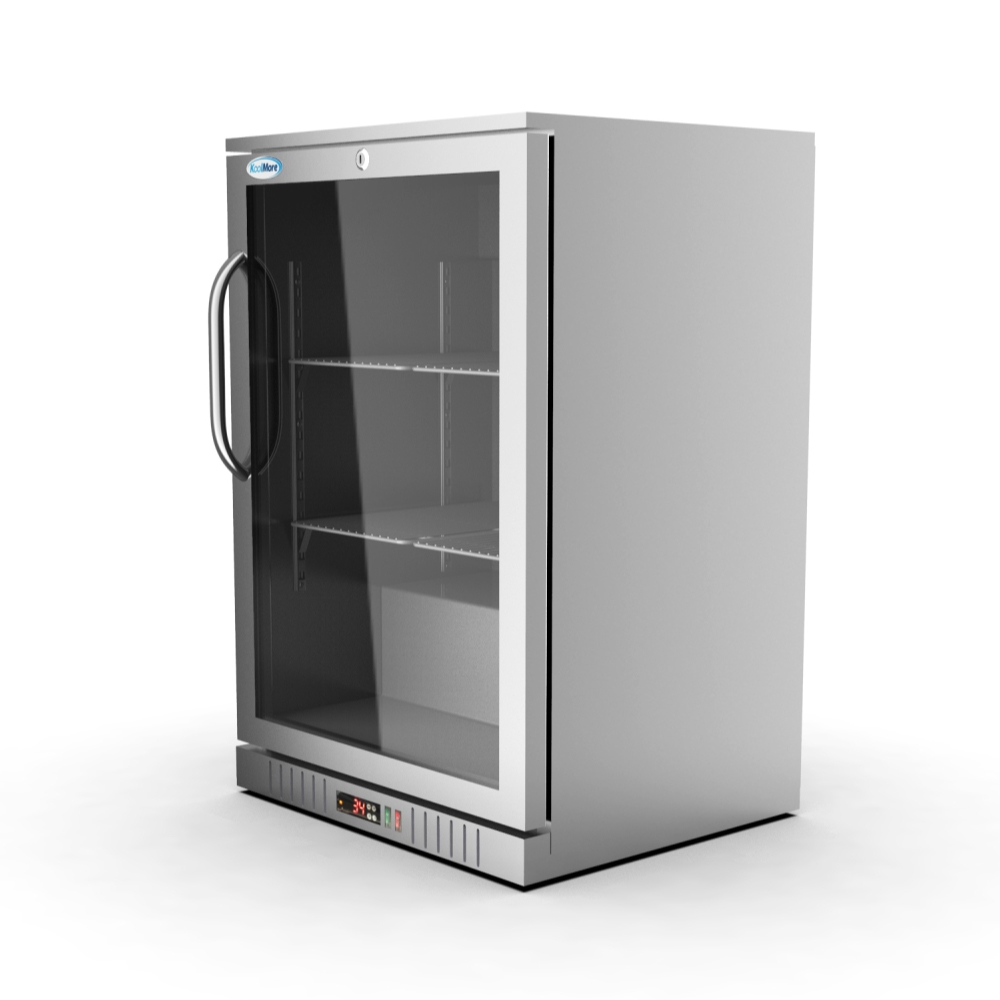 Koolmore 24 in. One-Door Back Bar Stainless Steel Refrigerator - 4.1 Cu image 2