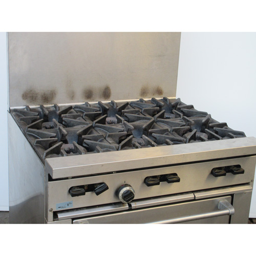 Garland X36-6R 6 Burner Natural Gas Range with Standard Oven, Used Very Good Condition image 1