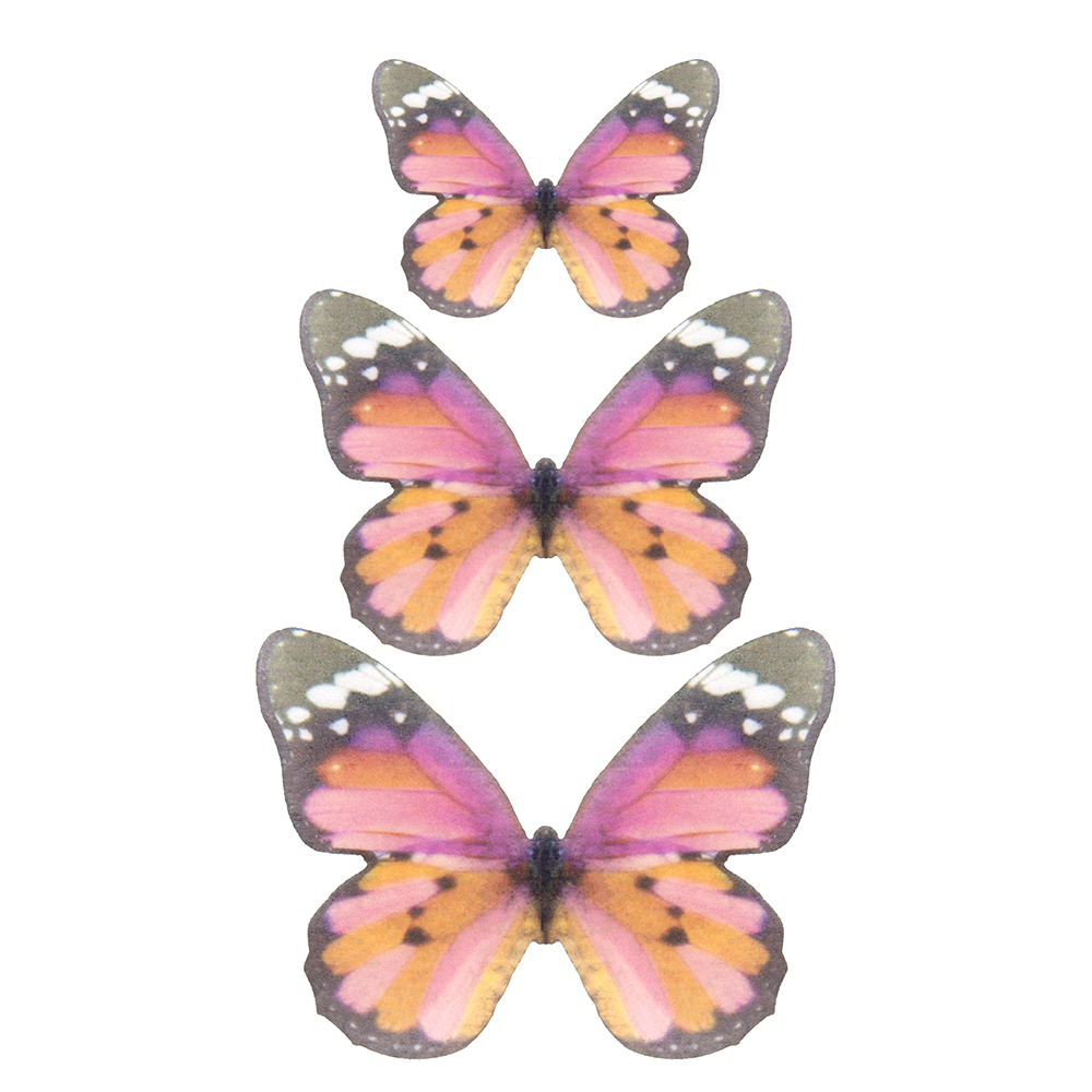 Crystal Candy 'Be Beautiful' Edible Butterflies - Pack of 19 image 1