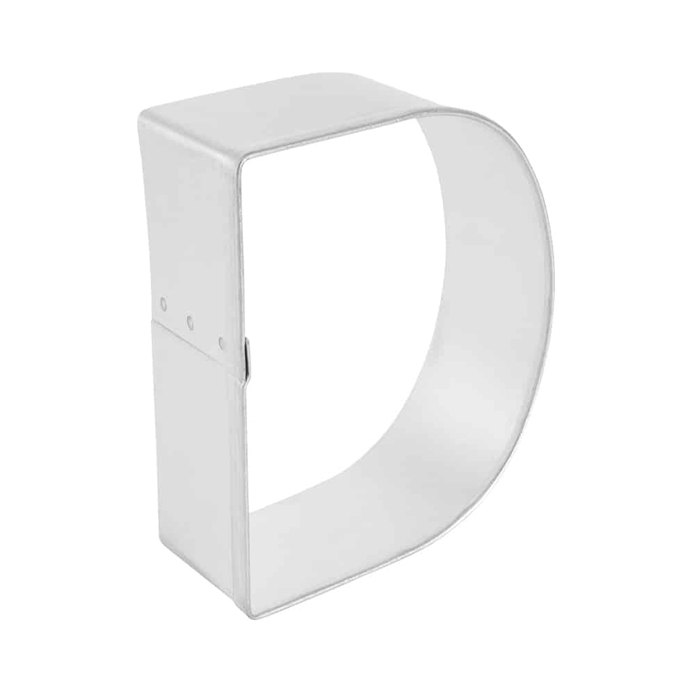 Letter 'D' Cookie Cutter, 2-1/4" x 3" image 1