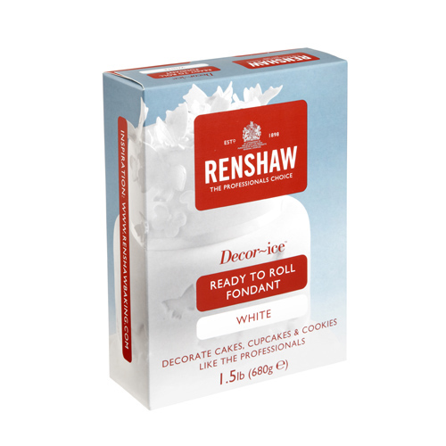 Renshaw Renshaw White Decor-Ice Fondant - 5 Lb