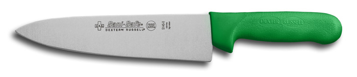 Dexter Russell 8" Sani-Safe Cook's Knife, Green Handle 