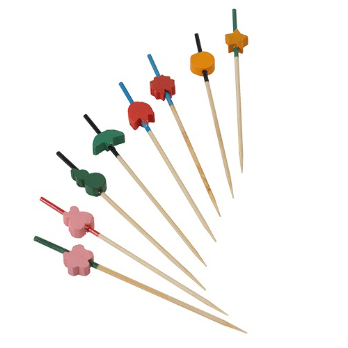 PacknWood Art Bamboo Skewer, 3.5" - Case of 2000