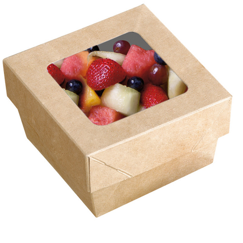 PackNWood PacknWood Disposable Kray Takeout Box, Brown - 5.5