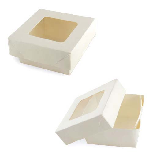 PackNWood PacknWood Disposable Kray Takeout Box, White - 2.8