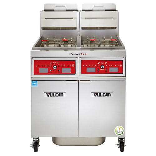 Vulcan Vulcan PowerFry Gas Fryer - 130 lb. Oil Cap. w/ Programmable Computer Control - Natural Gas