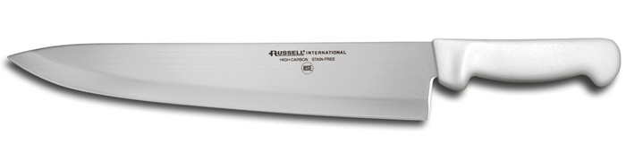 Dexter-Russell 31629 Basics 12" Chef Knife, White Handle