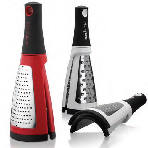 Microplane Microplane Twist N Grate Dual Sided Grater - Red