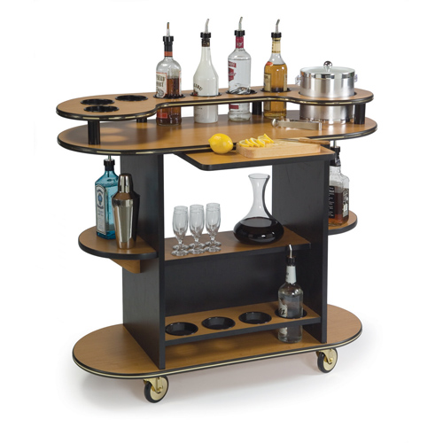 Geneva Geneva 37210 Liquor Cart - Maple