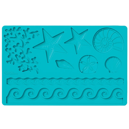 Wilton Fondant and Gum Paste Silicone Mold Sea Life