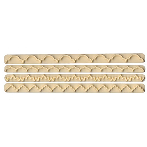 Used to make frills or flounces Simply roll out sugarpaste until it is almost translucent Use a cocktail stick to frill the edge