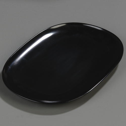 Carlisle Melamine Dinnerware Oblong Platters Black