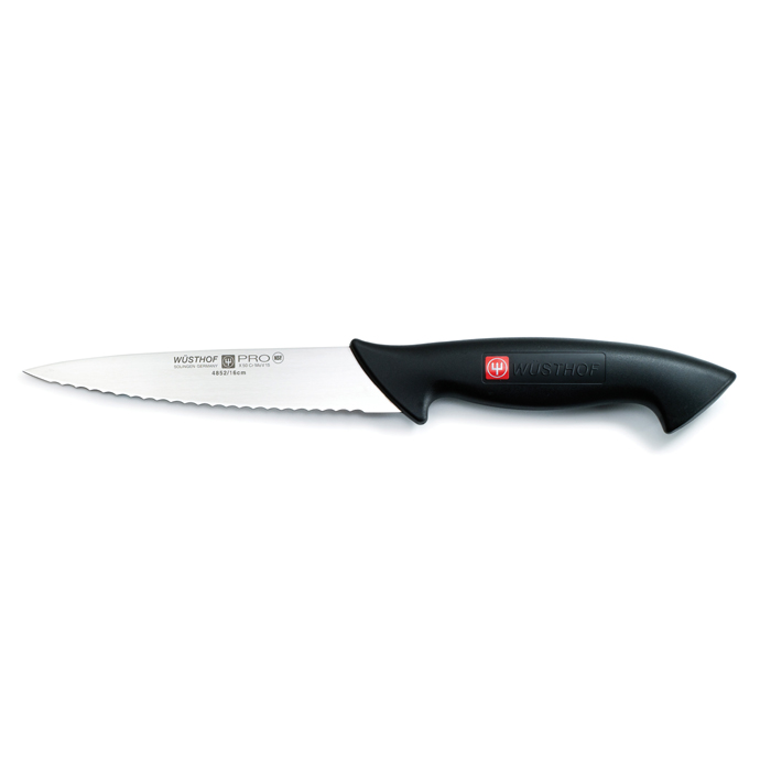 Wusthof Wusthof 4852-7/16 Pro Utility Knife Wavy Edge 6 Inch