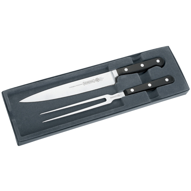 Mundial 5100 Series 2-Piece Carving Set, Black