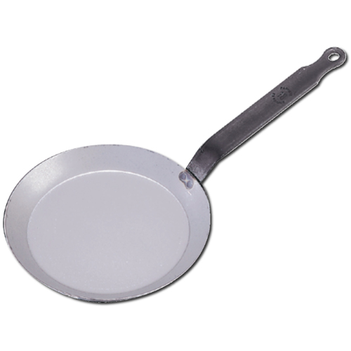 deBuyer 26cm (10") Steel Crepe Pan, Made of Heavy Quality Steel