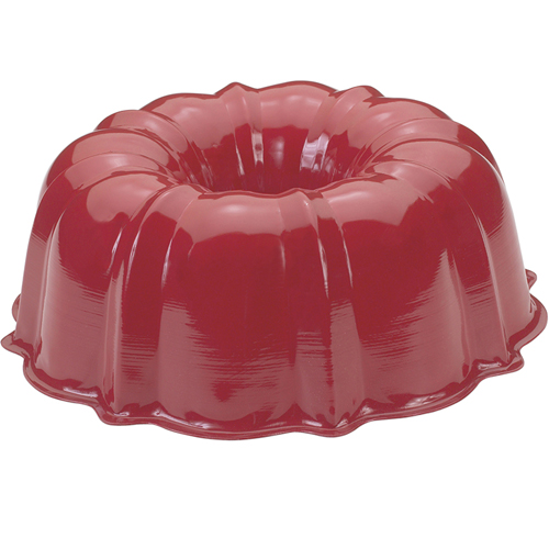Nordicware Red Bundt Cake Pan, 6-Cup, Non Stick, Lightweight