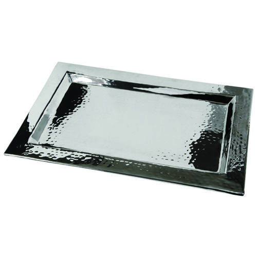 Eastern Tabletop Mfg. Eastern Tabletop Decorative Hammered Rectangular Display Tray - 18