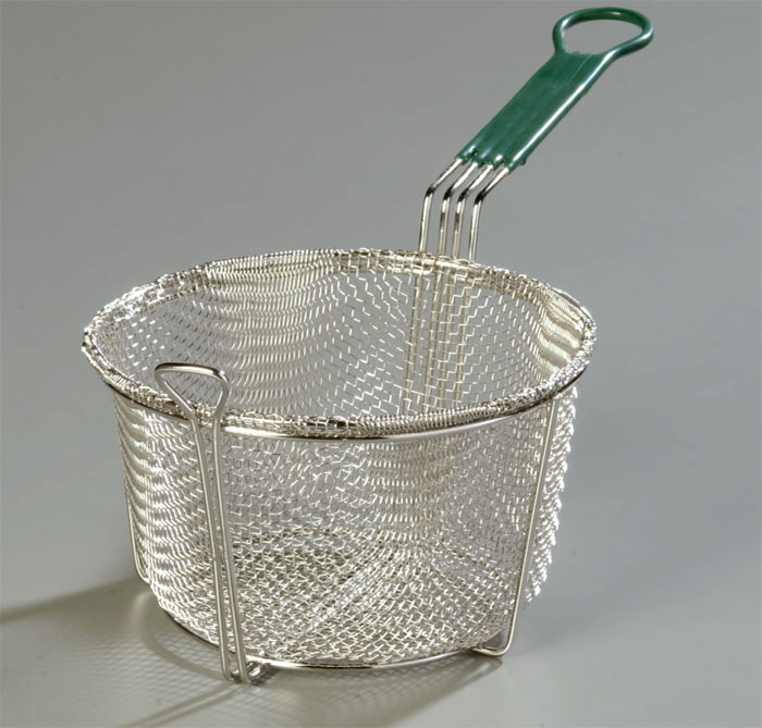 Carlisle Foodservice Carlisle 6010 Fryer Basket, St. Steel w/Cool-Touch Handle - 8-3/8