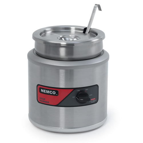 Nemco Nemco 6102A-ICL Round Cooker/Warmer 7 Quart w/Inset, Cover, Ladle