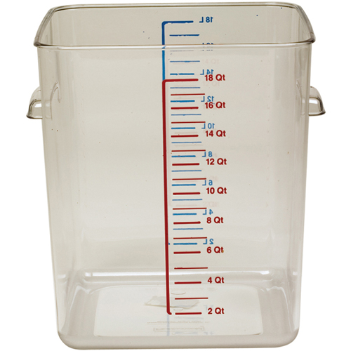 Rubbermaid Rubbermaid Square Storage Container Clear 18 Qt. FG631800CLR