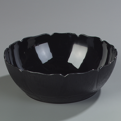 Carlisle Foodservice Carlisle Petal Mist Bowl, Black - 1.3 Quart / 7-7/16